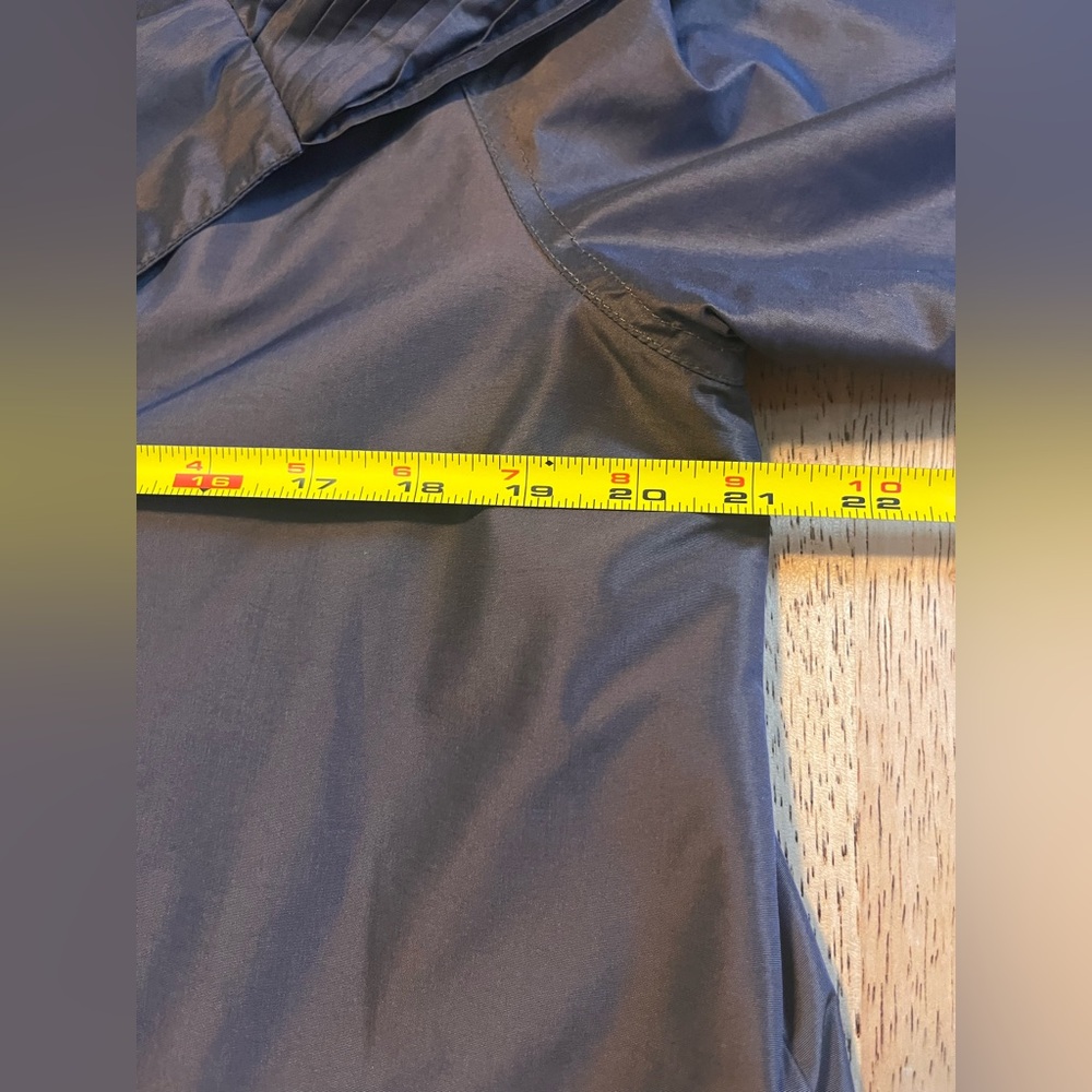 Gallery Convertible Shawl Collar Hooded Raincoat Women’s Brown A-Line Trench S - Picture 12 of 15